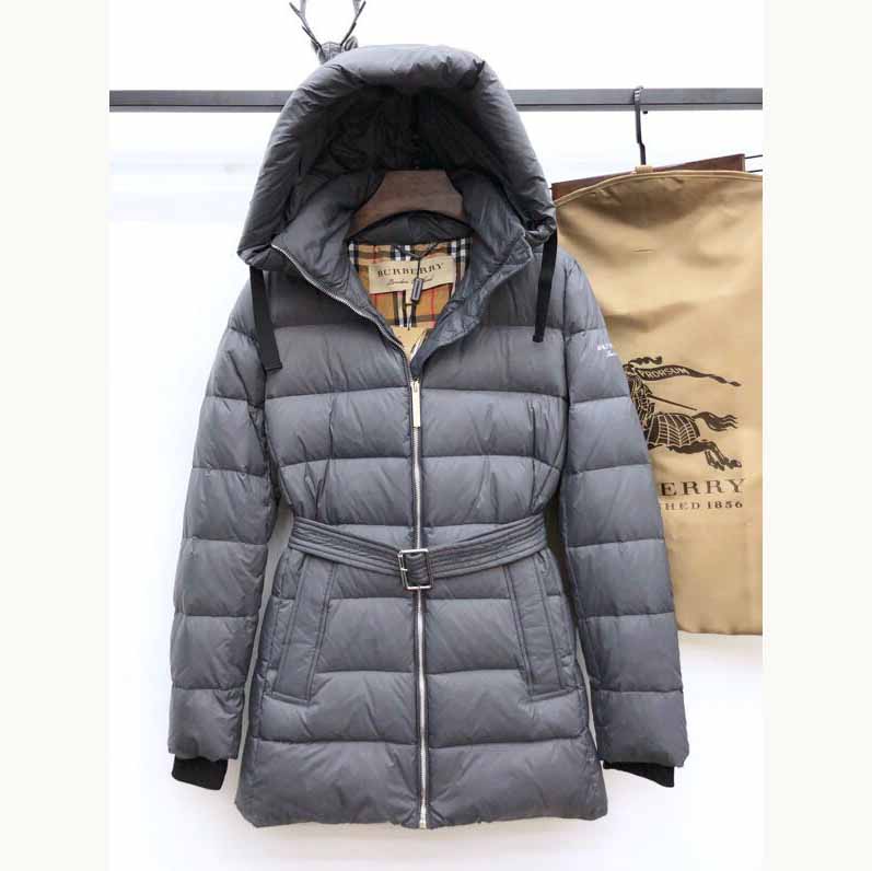 Burberry Belted Down Jacket - DopestKickz
