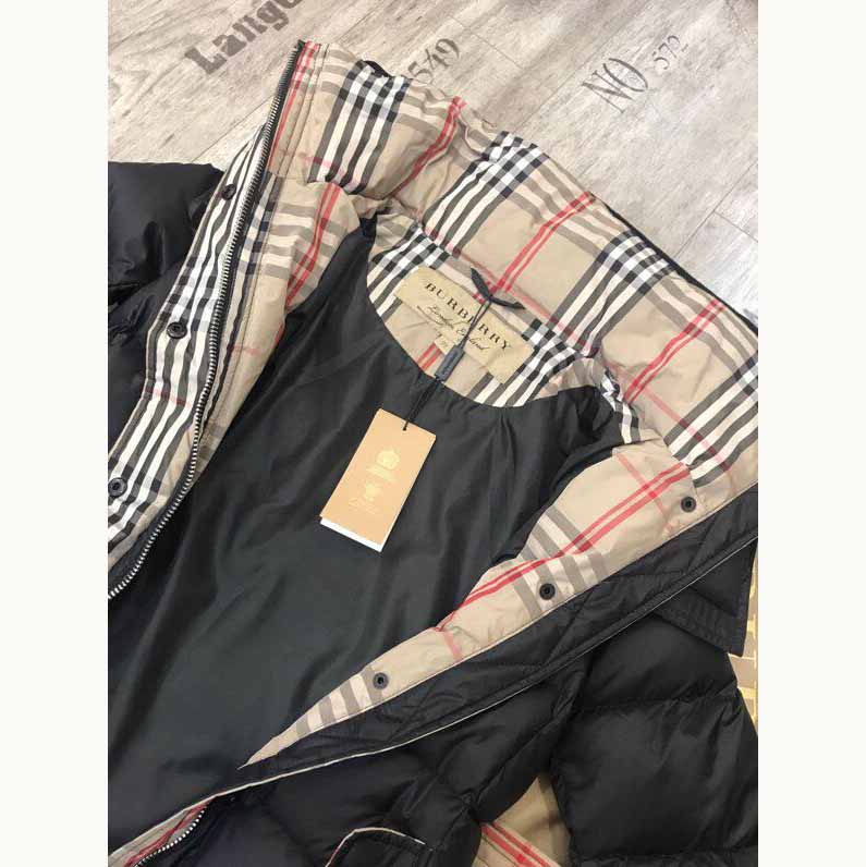 Burberry Belted Long Down Jacket - DopestKickz