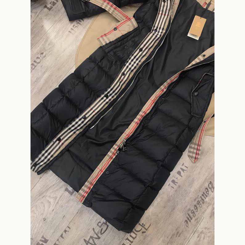 Burberry Belted Long Down Jacket - DopestKickz