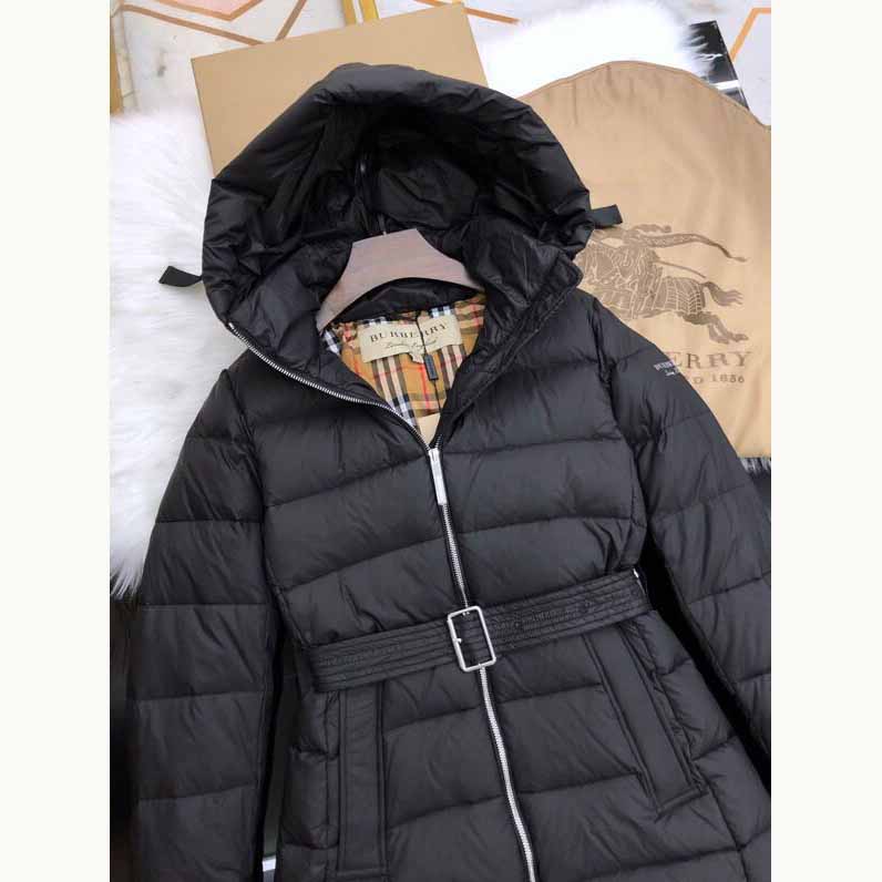 Burberry Belted Down Jacket - DopestKickz