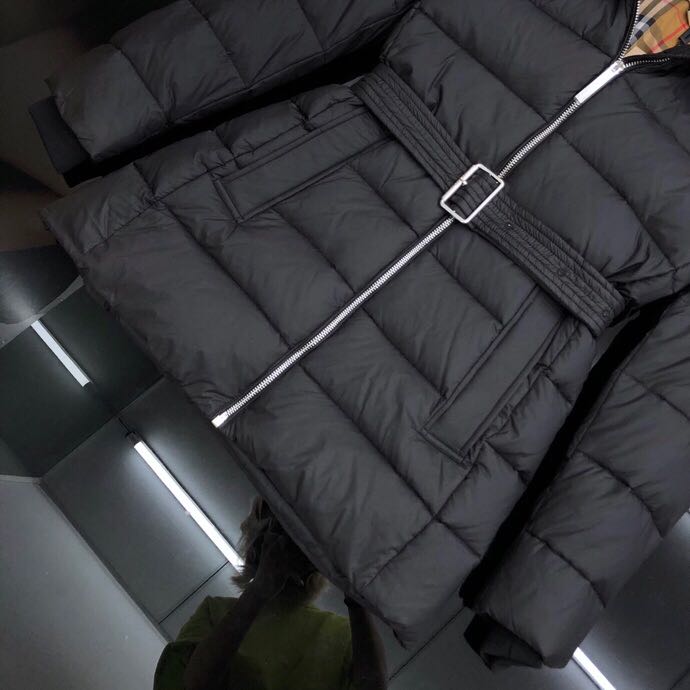 Burberry Belted Down Jacket - DopestKickz