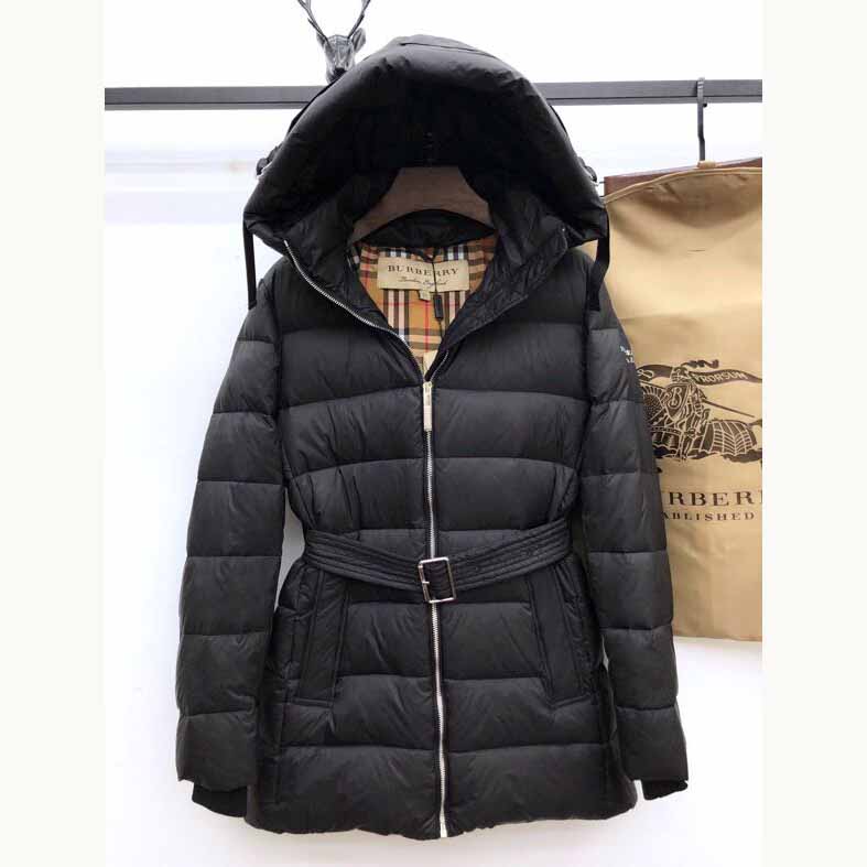 Burberry Belted Down Jacket - DopestKickz