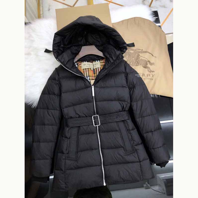 Burberry Belted Down Jacket - DopestKickz