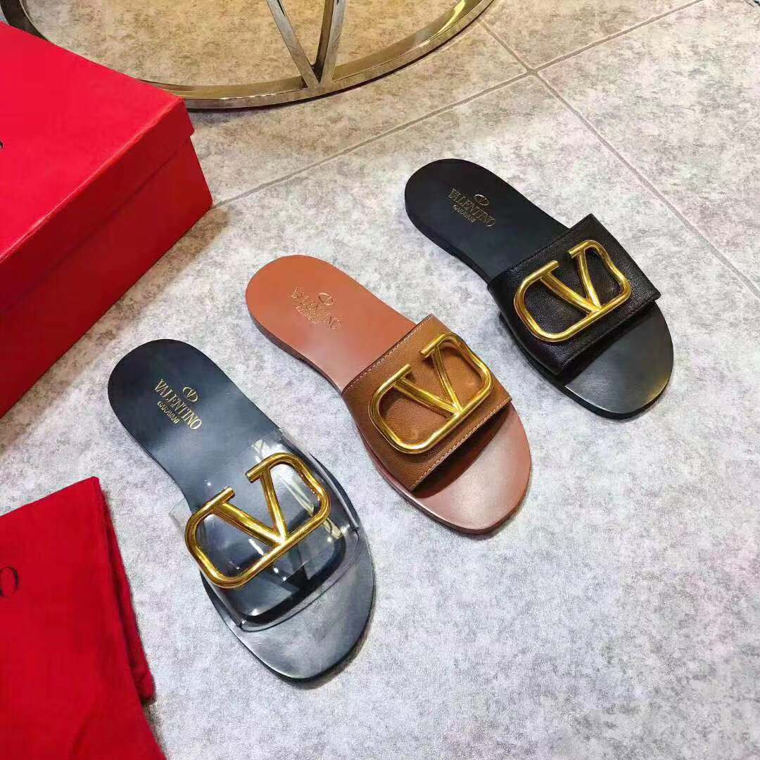 Valenti Women Slides V Buckle Casual Sandals Slippers - DopestKickz