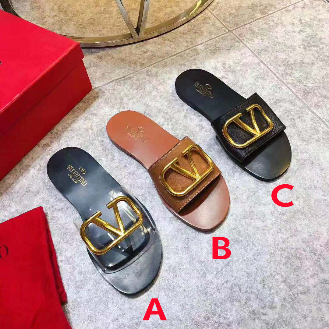 Valenti Women Slides V Buckle Casual Sandals Slippers - DopestKickz