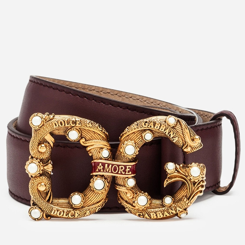 Dolce & Gabbana Belt with DG Buckle - DopestKickz