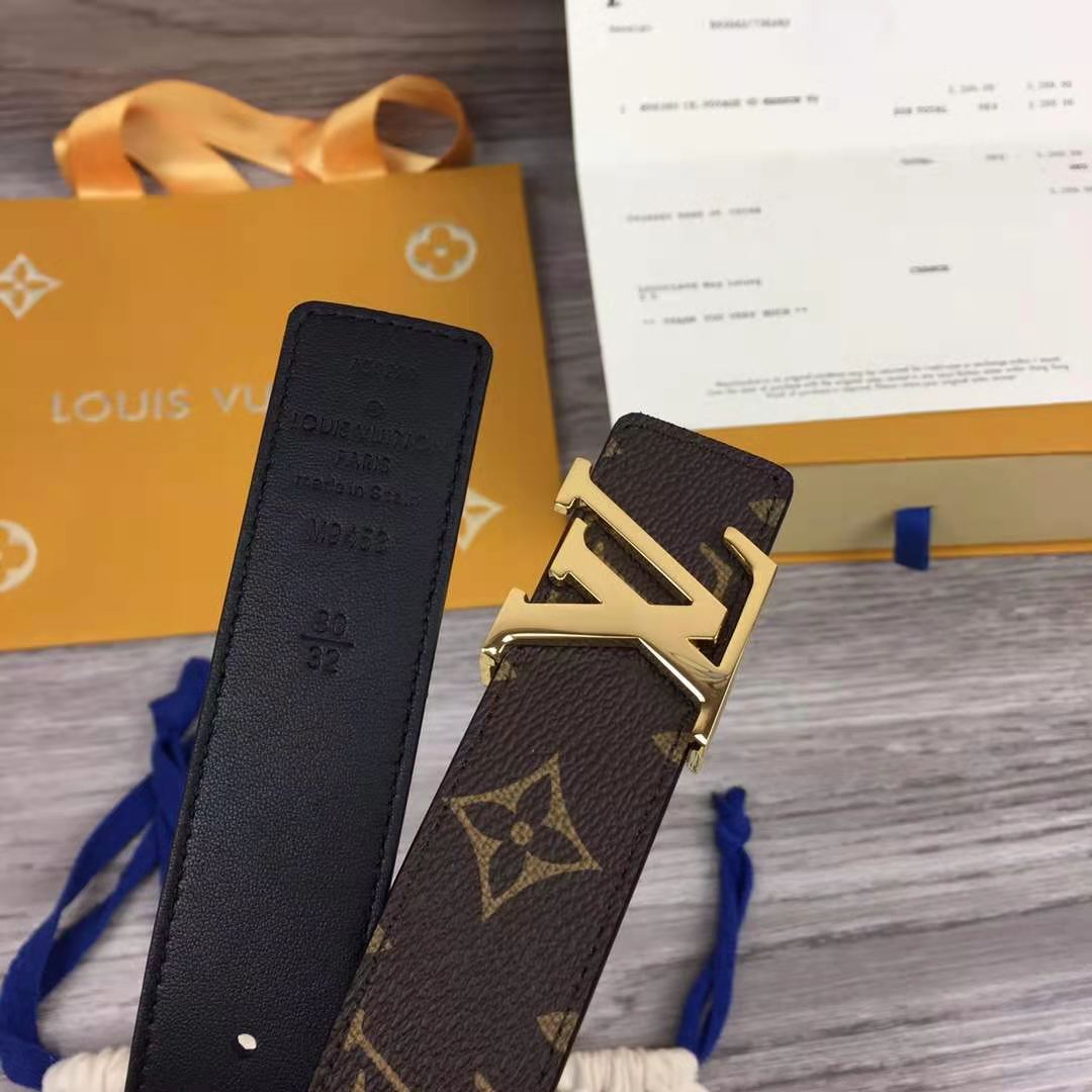 Louis Vuitton Initiales Monogram Belt - DopestKickz