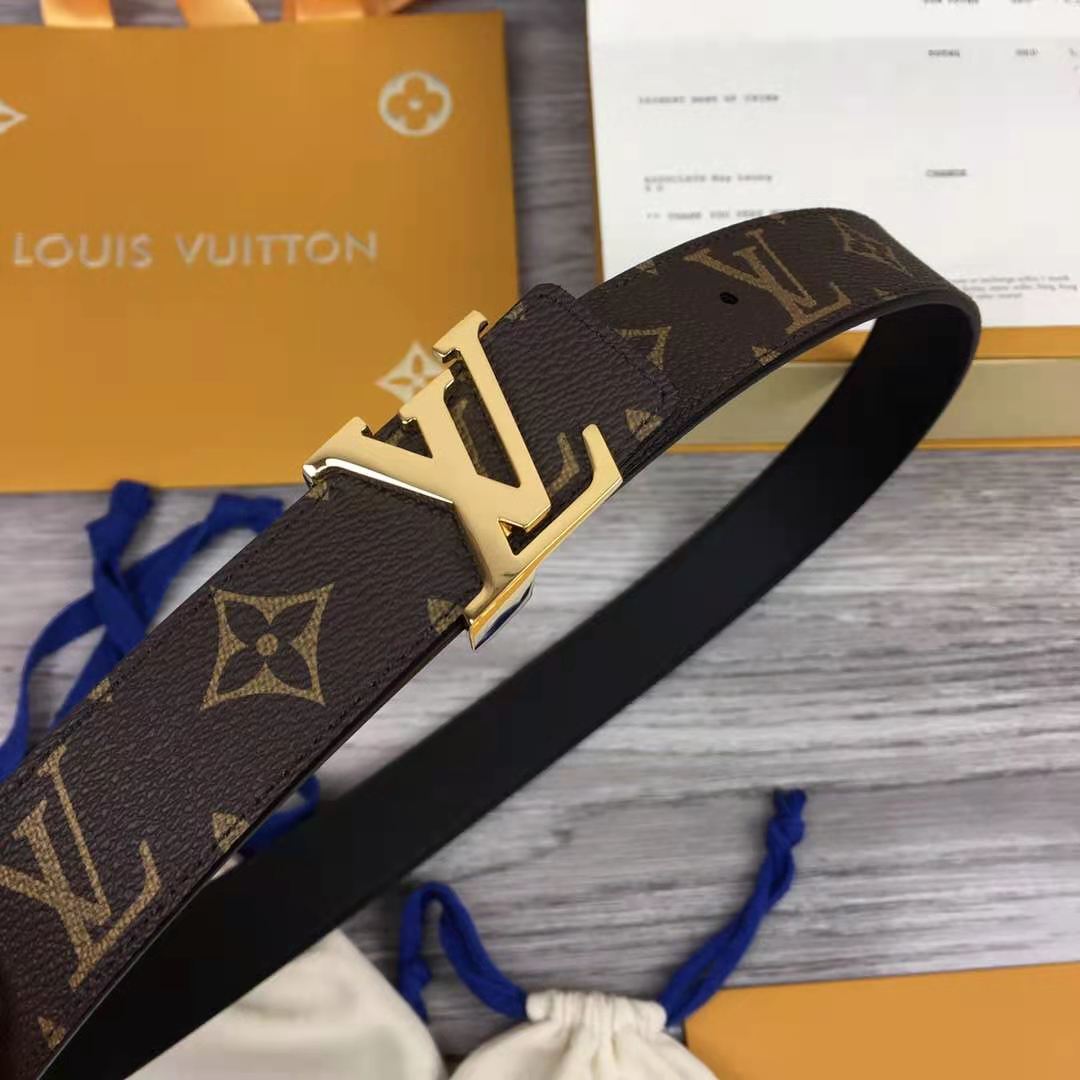 Louis Vuitton Initiales Monogram Belt - DopestKickz