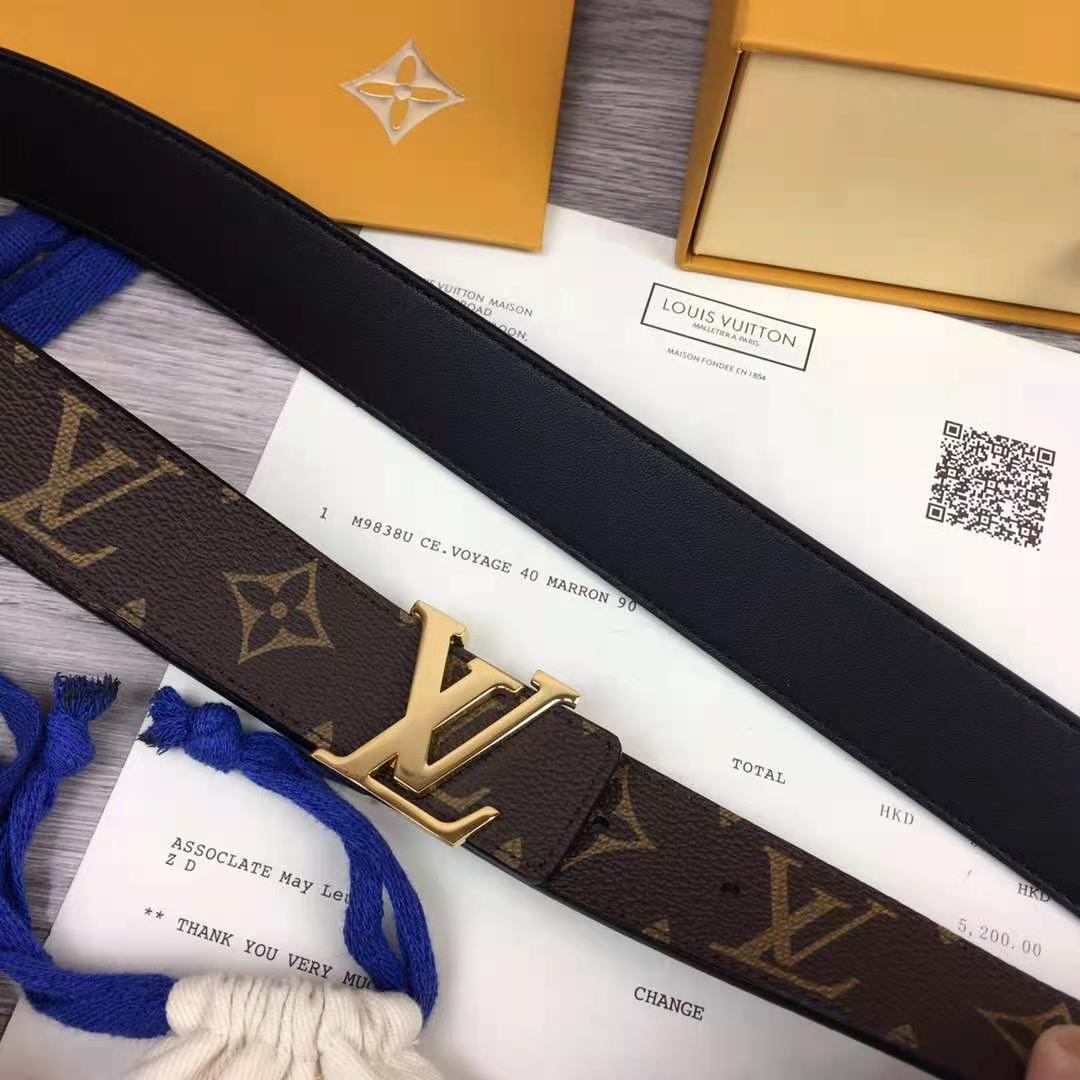 Louis Vuitton Initiales Monogram Belt - DopestKickz
