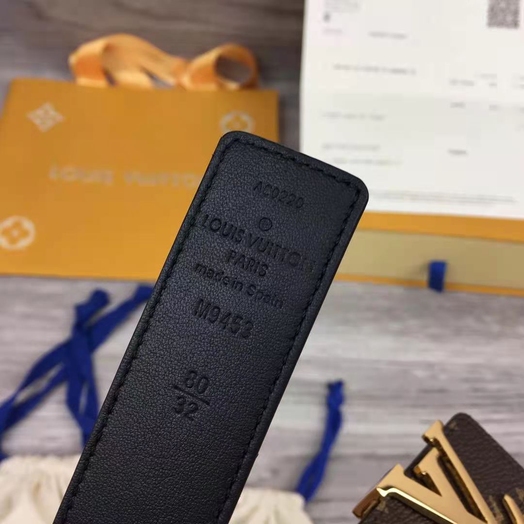 Louis Vuitton Initiales Monogram Belt - DopestKickz