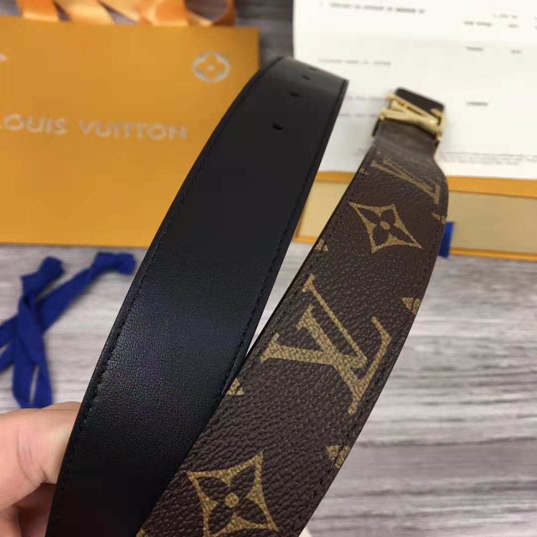 Louis Vuitton Initiales Monogram Belt - DopestKickz