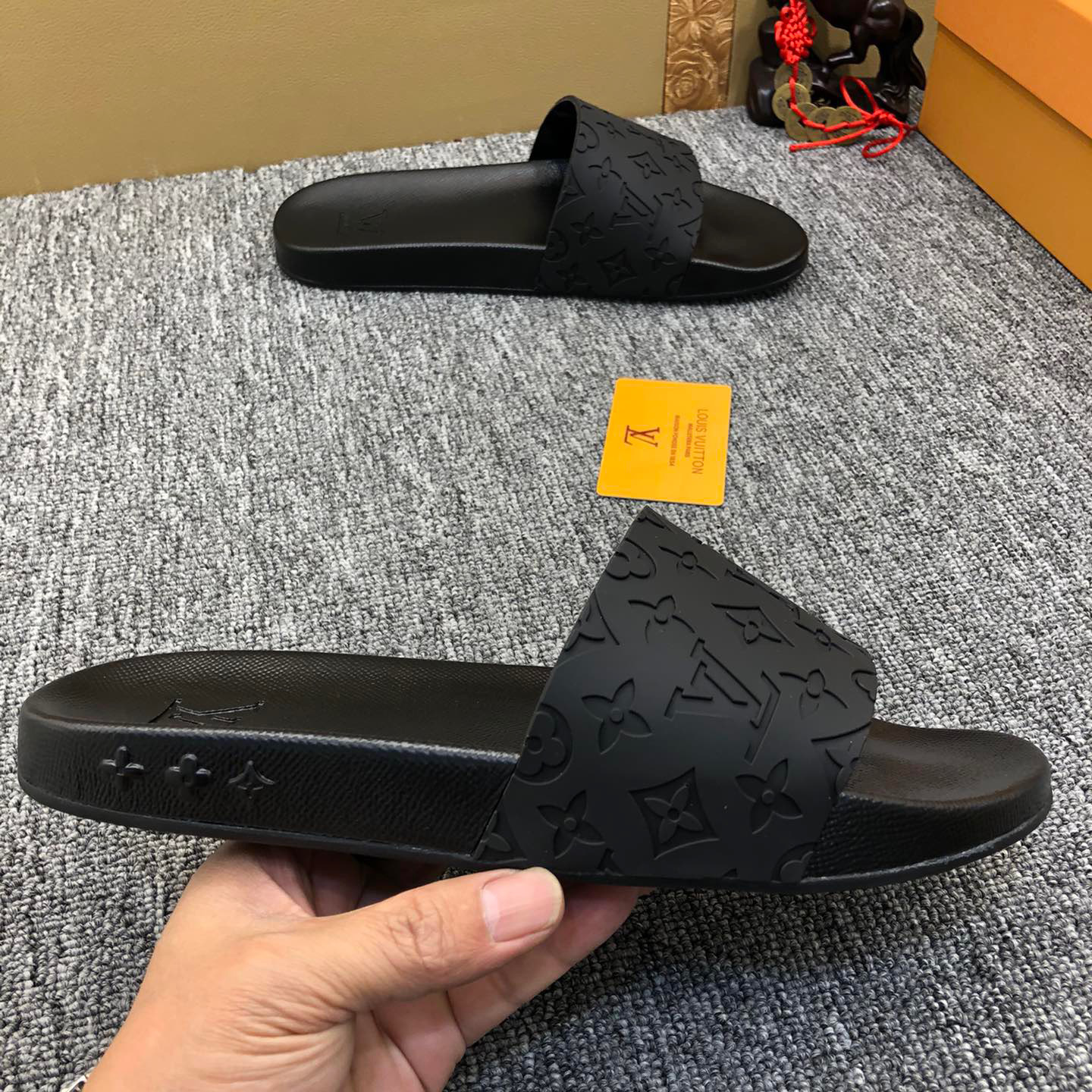 Louis Vuitton Monogram Slippers - DopestKickz