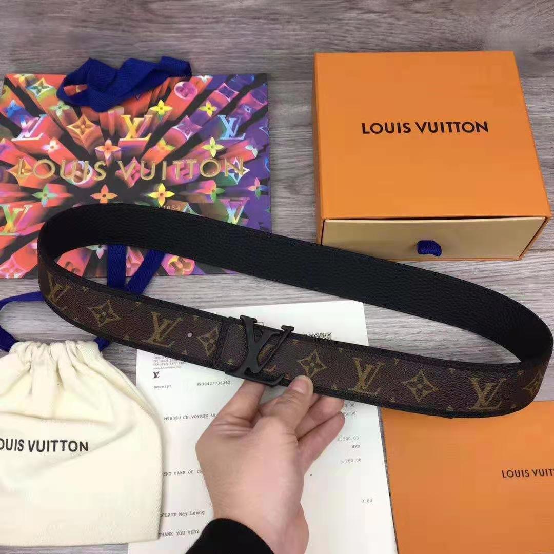 Louis Vuitton Initiales Monogram Belt - DopestKickz