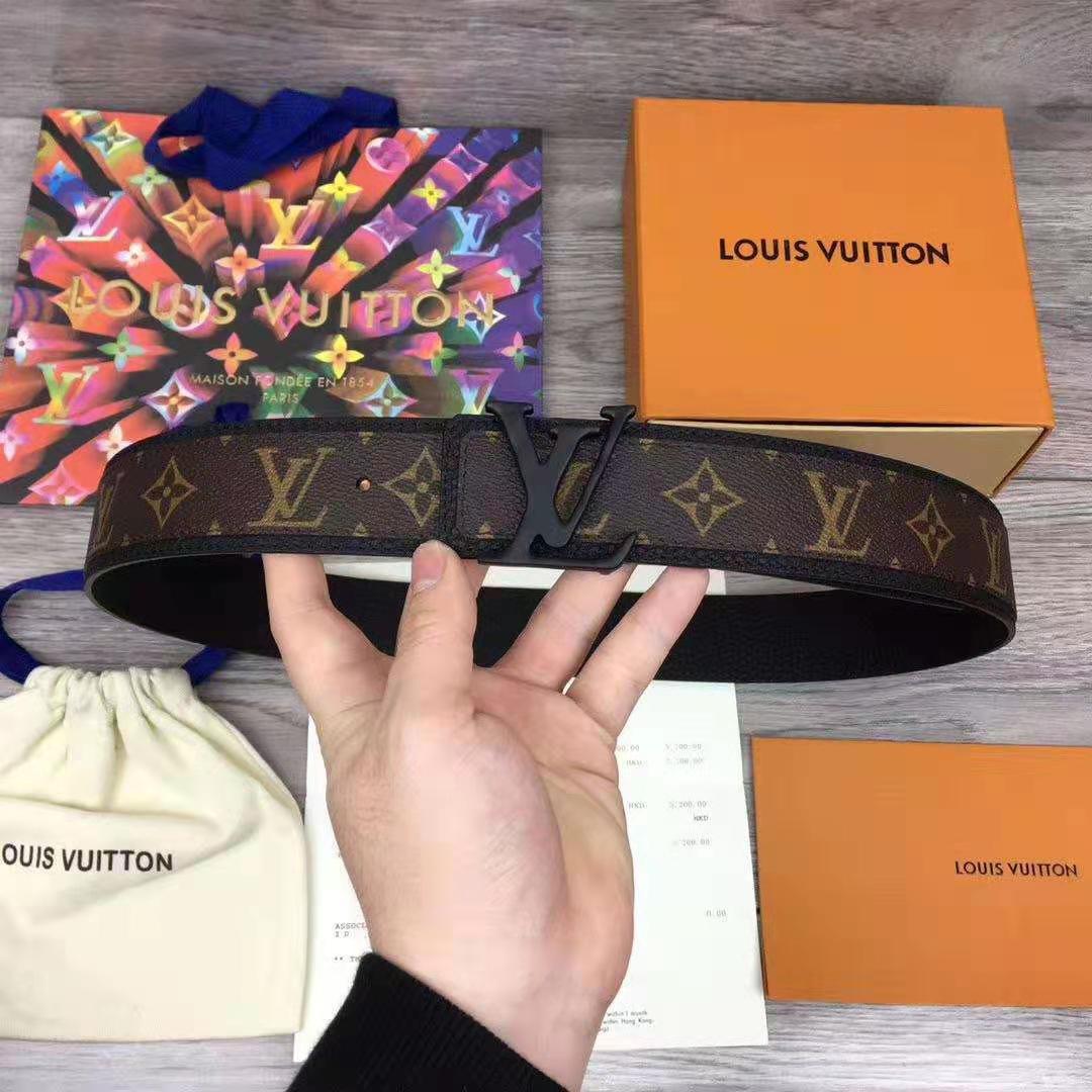 Louis Vuitton Initiales Monogram Belt - DopestKickz