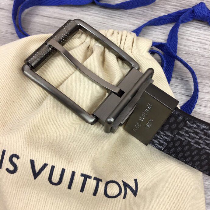 Louis Vuitton Damier Print 40MM Belt - DopestKickz