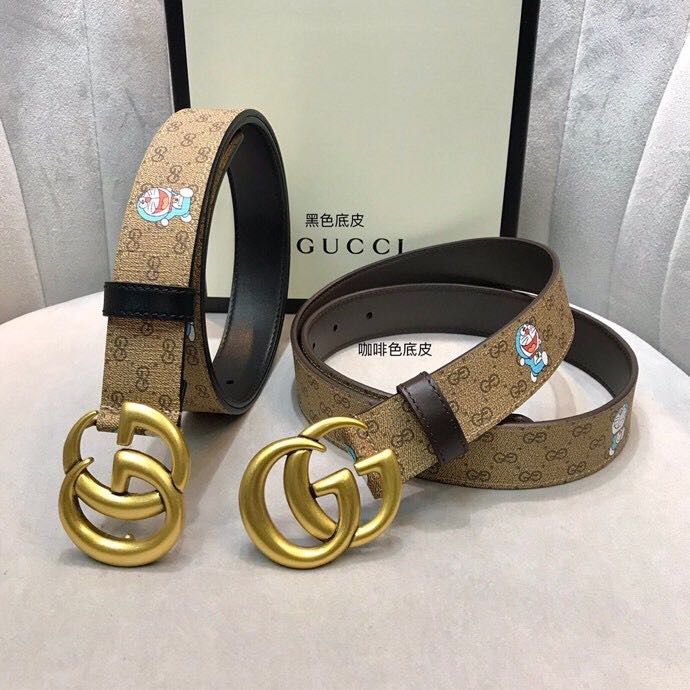 Gucci Doraemon Print Belt - DopestKickz