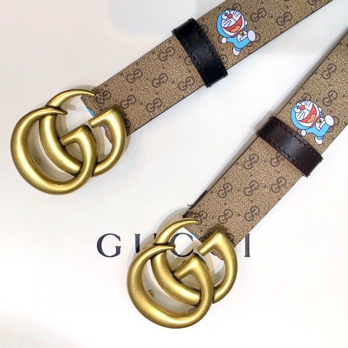 Gucci Doraemon Print Belt - DopestKickz