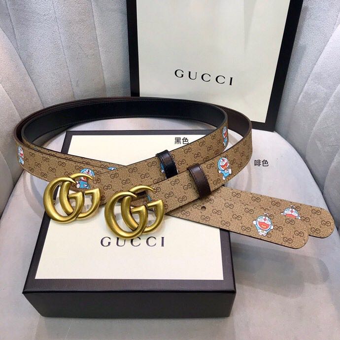 Gucci Doraemon Print Belt - DopestKickz