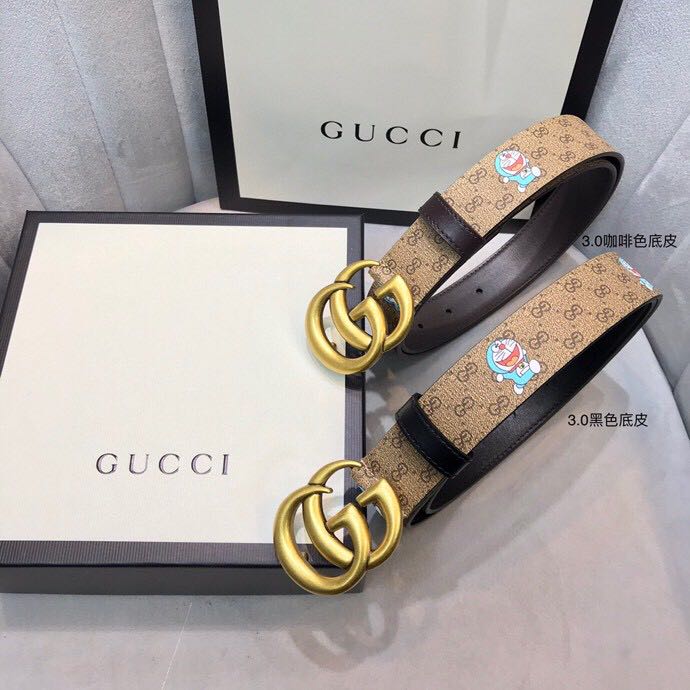 Gucci Doraemon Print Belt - DopestKickz
