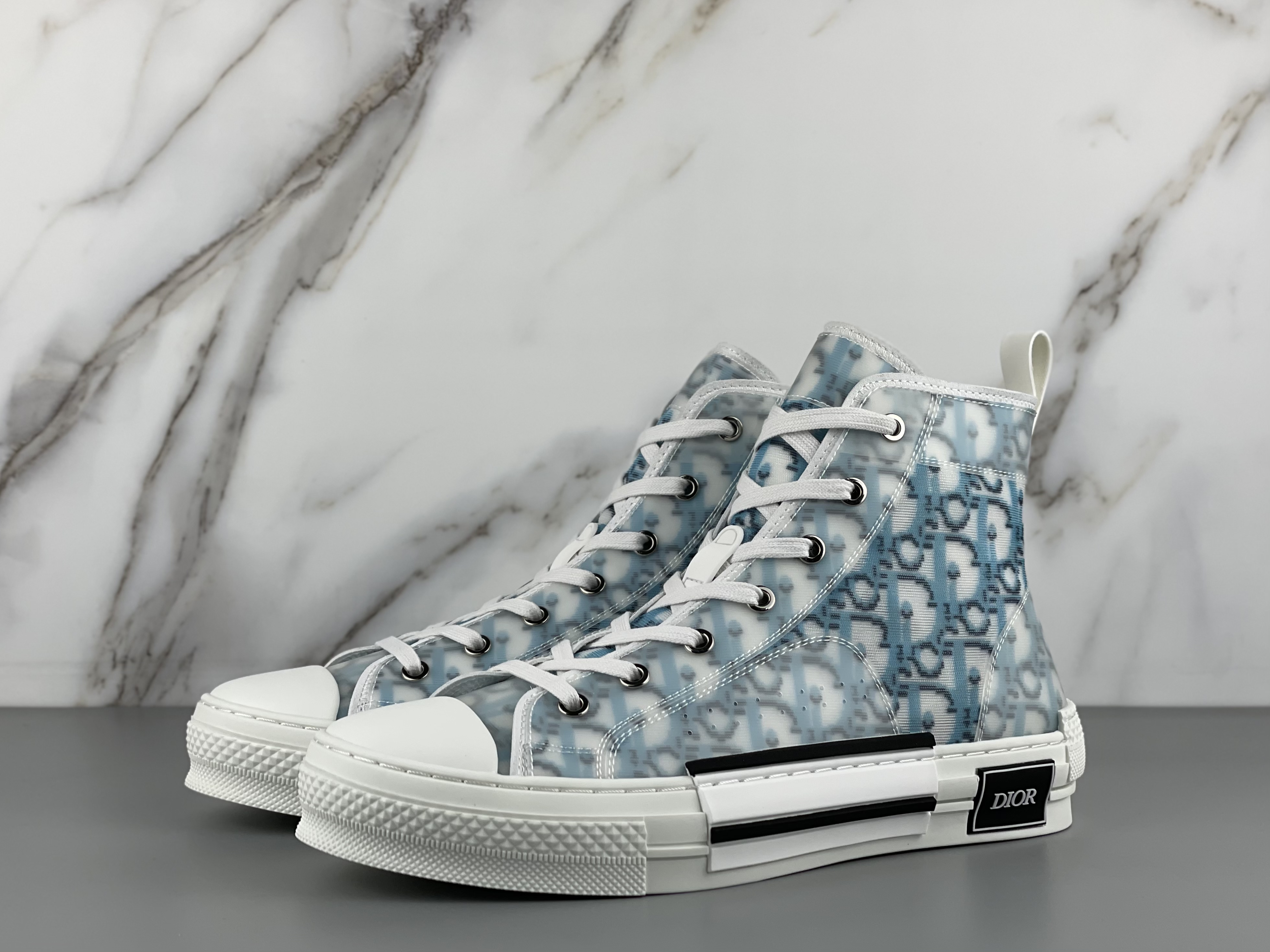 Dior Gray Oblique Technical Mesh - DopestKickz