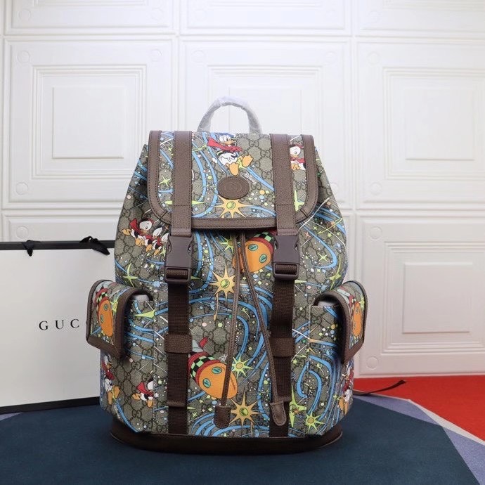 Gucci x Disney Donald Duck Medium Backpack - DopestKickz