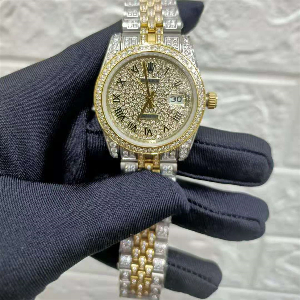 Rolex Luxury Diamond Watch - DopestKickz