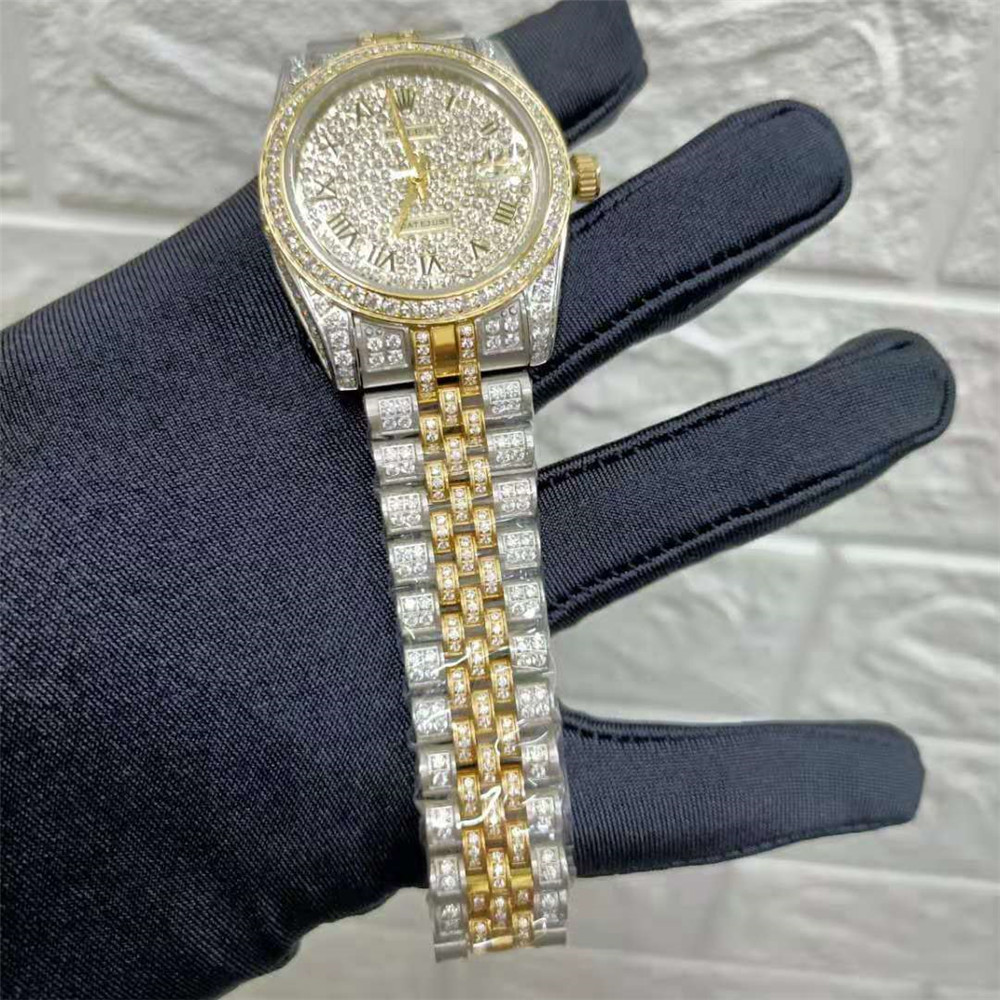 Rolex Luxury Diamond Watch - DopestKickz