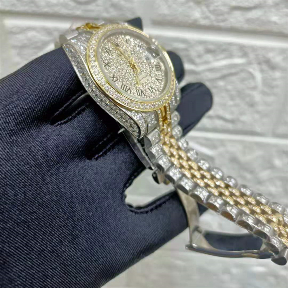 Rolex Luxury Diamond Watch - DopestKickz