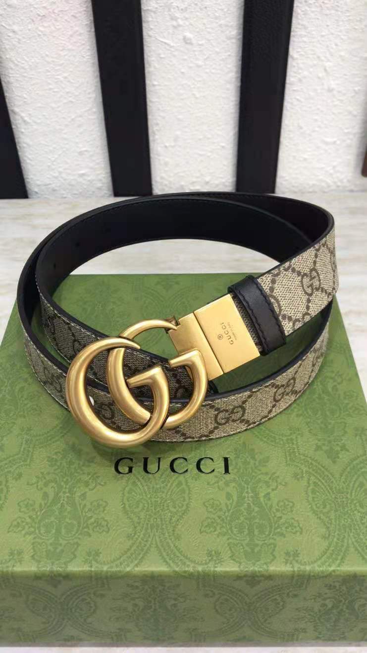 Gucci GG Reversible Belt  - DopestKickz