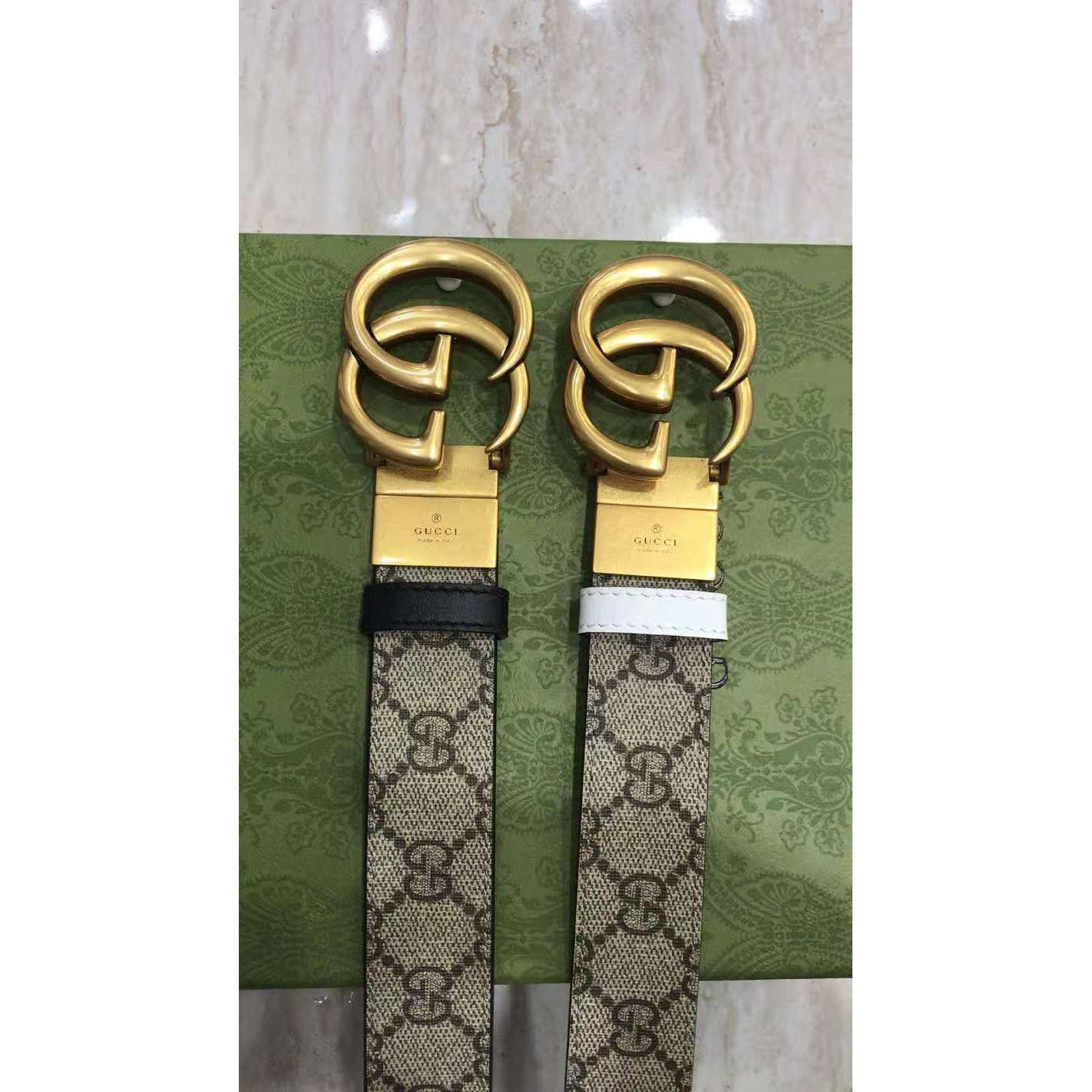 Gucci GG Reversible Belt  - DopestKickz