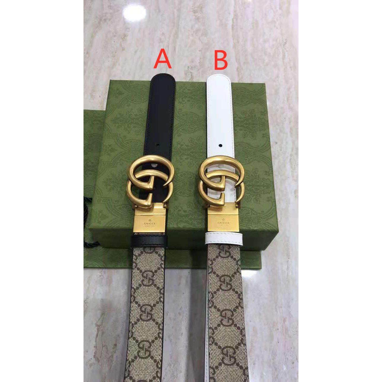 Gucci GG Reversible Belt  - DopestKickz