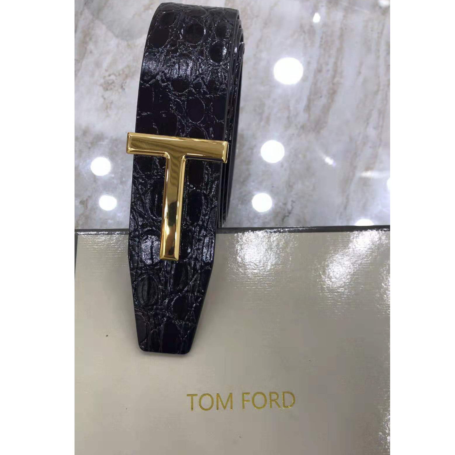 Tom Ford Crocodile Icon Belt - DopestKickz