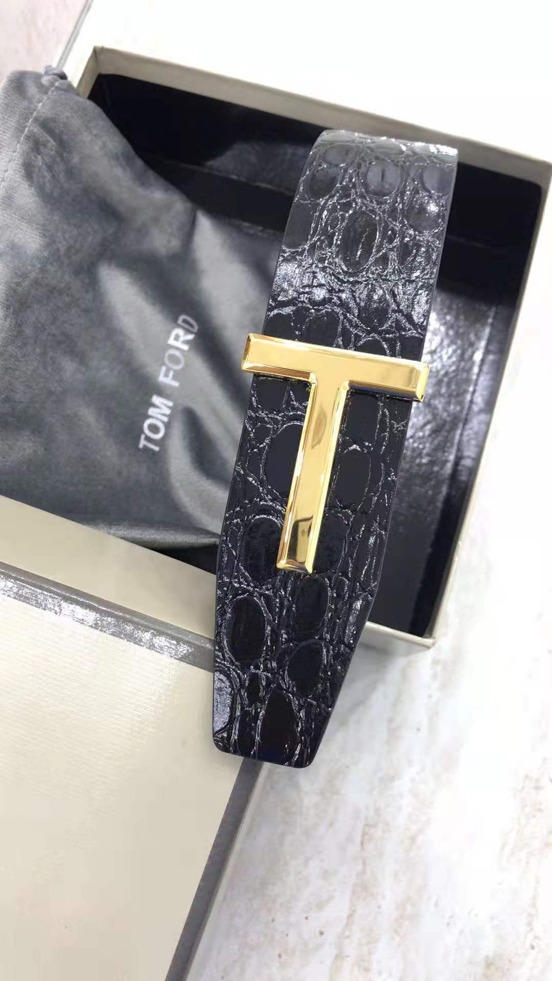Tom Ford Crocodile Icon Belt - DopestKickz