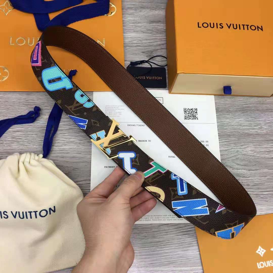Louis Vuitton X NBA Initiales 40MM Reversible Belt - DopestKickz