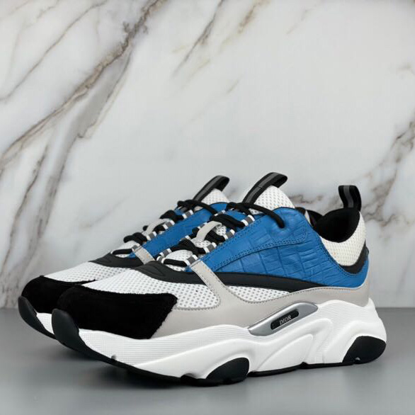 Dior "B22" Sneaker In Blue - DopestKickz