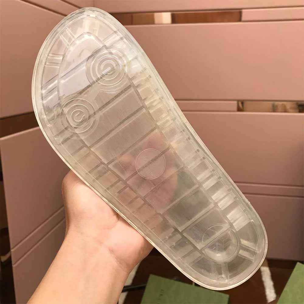 Gucci Men's Slide Sandal With GG Logo - DopestKickz