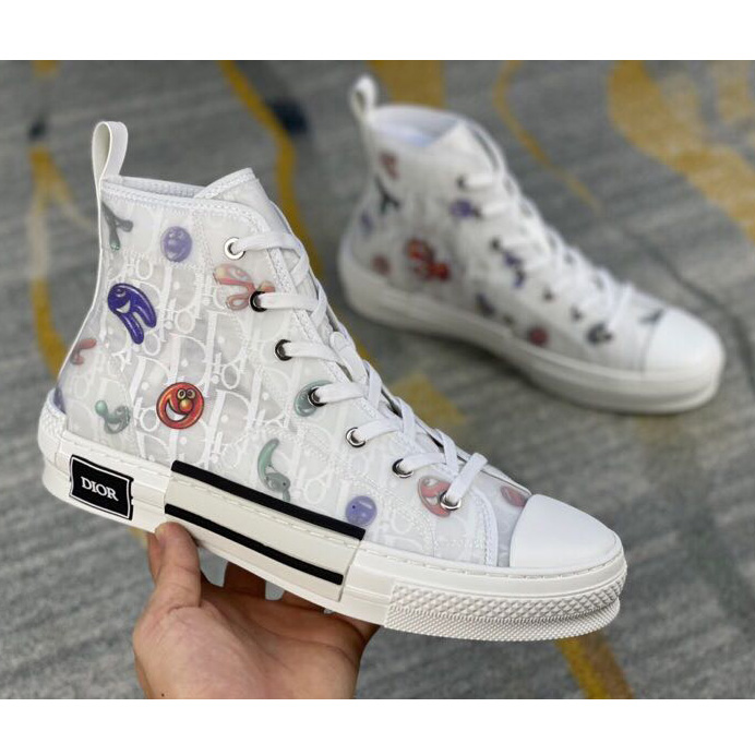 Dior B23 Dior And Kenny Scharf High-Top Sneaker - DopestKickz
