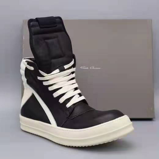 Rick Owens SS21 Phlegethon Geobacket In Black Full Grain - DopestKickz