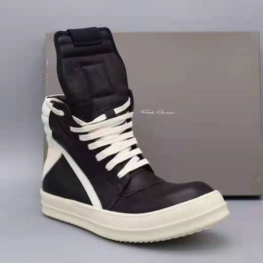 Rick Owens SS21 Phlegethon Geobacket In Black Full Grain - DopestKickz