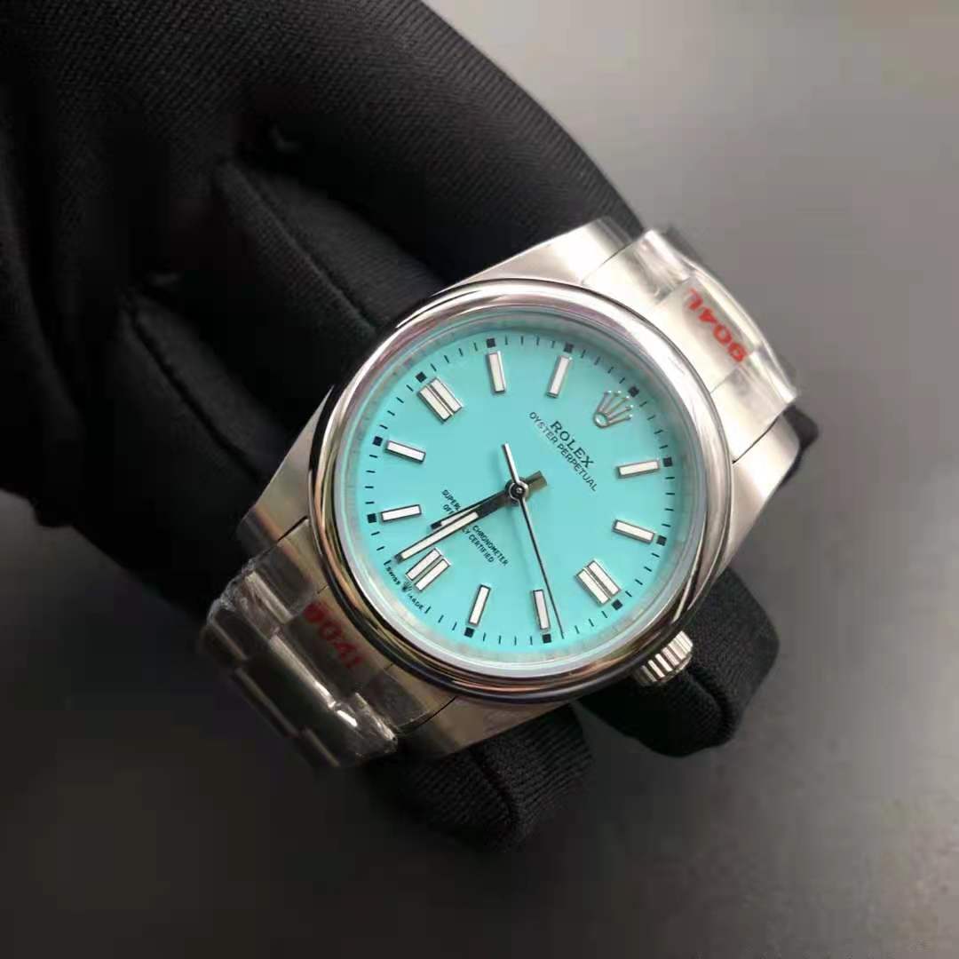 Rolex Oyster-Perpetual 126000-0006 Turquoise Blue - DopestKickz
