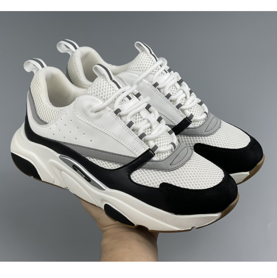 Dior B22 Sneaker White Black - DopestKickz