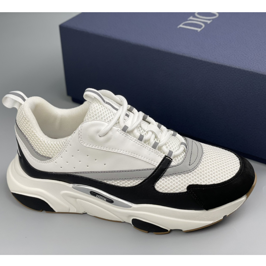 Dior B22 Sneaker White Black - DopestKickz