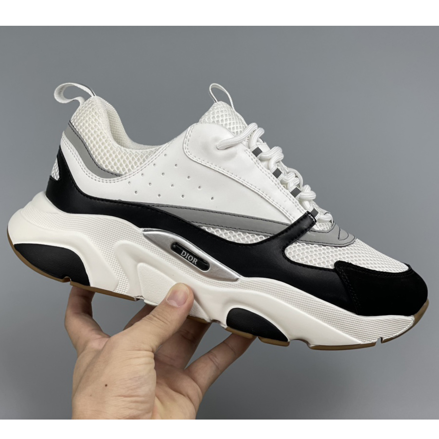 Dior B22 Sneaker White Black - DopestKickz