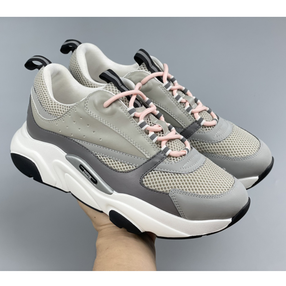Dior B22 Sneaker Grey White - DopestKickz