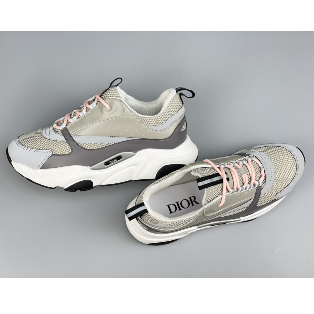 Dior B22 Sneaker Grey White - DopestKickz