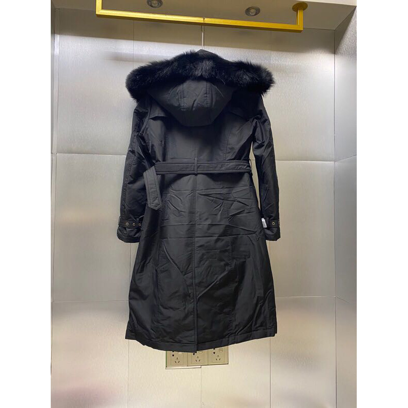 Burberry Belted Double-Breasted Quilted Shell Down Coat - DopestKickz