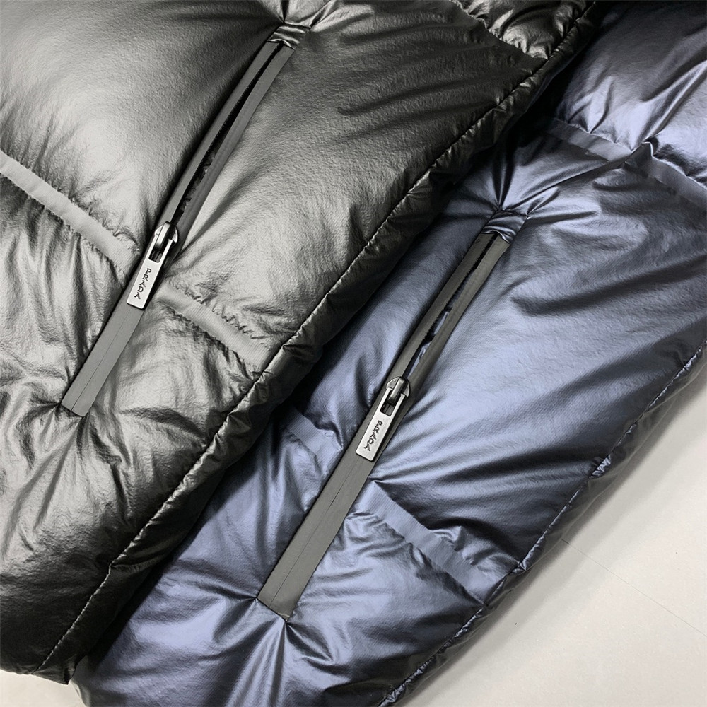 Prada Logo Print Zipper Down Jacket(Inseparable Hat) - DopestKickz