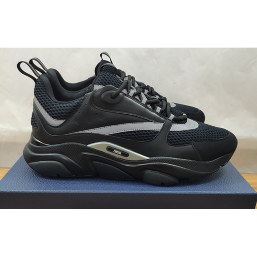 Dior [Limited Version] B22 Sneaker In All Black - DopestKickz