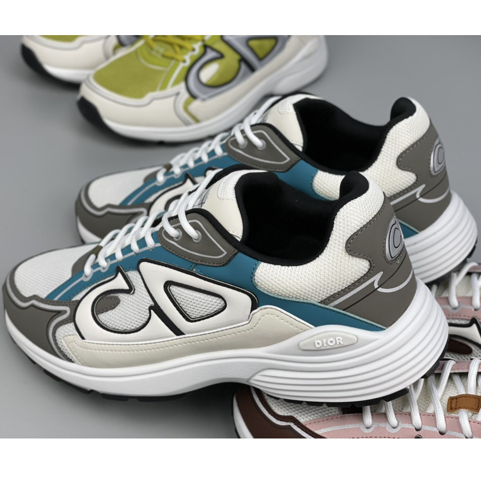 Dior B30 Sneaker White Mesh And Technical Fabric - DopestKickz