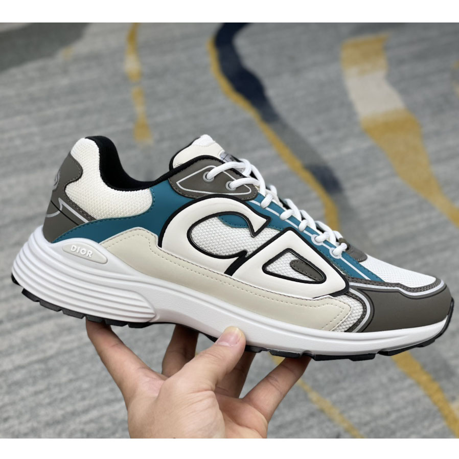 Dior B30 Sneaker White Mesh And Technical Fabric - DopestKickz